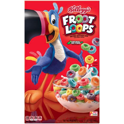 fruit loops in cereal.